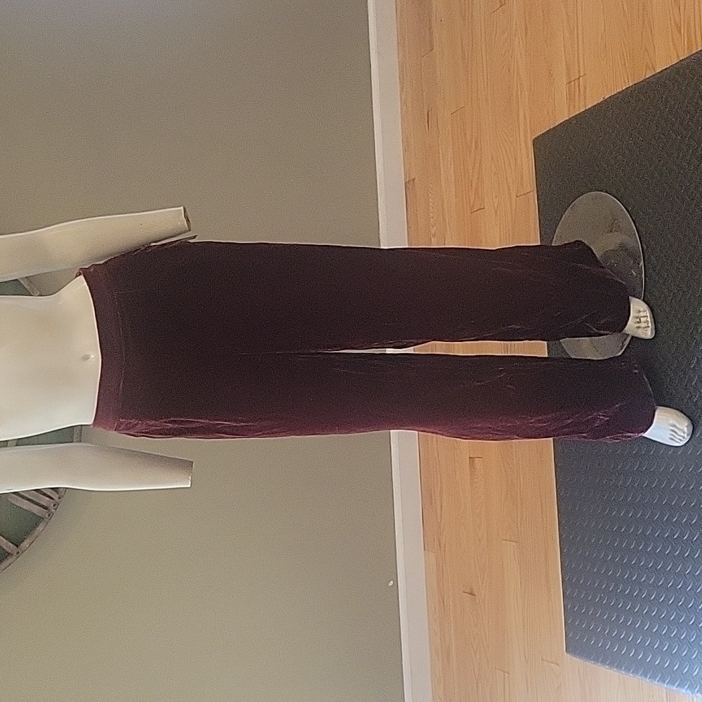 Soft Surroundings Aria Velvet wide leg pants